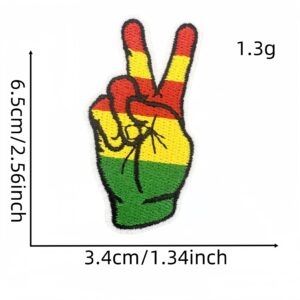 Colorful independence day cloth sticker 6#