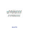 oly-912d97497716108c663f7c336fdc9857 Wholesale 8pcs Floral Heart Dessert Cartoon Print 3oz Cup Stickers Wrap OLY Exclusive