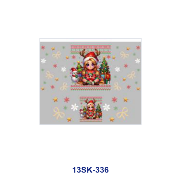 Wholesale 8pcs Christmas Elf Mini Cup Keychain Sticker