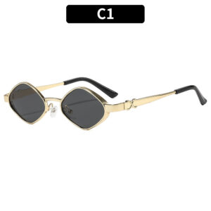 C1-Gold-framed grey sheet