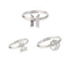 oly-9185e30a95776ba2c74b6de37d548a82 Wholesale Electroplated Alloy Ring K-pop Geometric Unisex Fashion Accessory for Boutique Resale