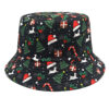 Wholesale Christmas Tree Snowflake Bucket Hat Trendy Outdoor Sun Protection Hat