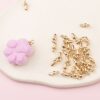 oly-91a74446cb375e774312e9fee2d2dc7e Wholesale Gold Electroplated Plastic Fat Cap Nails DIY Jewelry Making Accessories for Bracelets and Earrings
