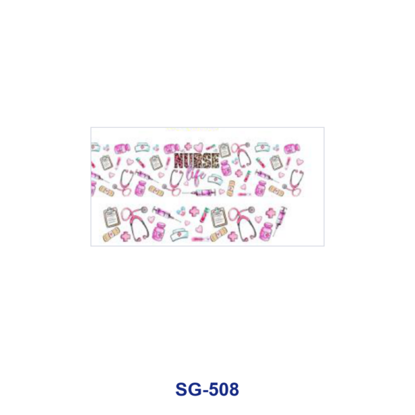 Wholesale 8pcs Kawaii Medical Element 3oz Cup Stickers Wrap