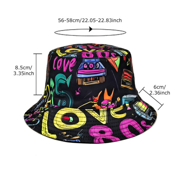 Wholesale Retro Printed Bucket Hat for Women Trendy Sun Protection Hat for Everyday Use