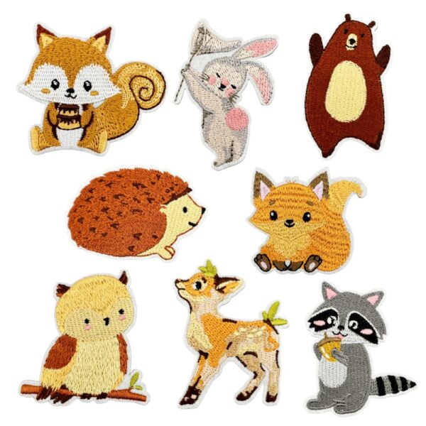 oly-91d07eb905d2d803d0435bea1118d01b Wholesale Autumn Animal Embroidery Cloth Patch for Bag Charm and Shoe Decor