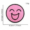 Wholesale Cartoon Expression Embroidered Patch Iron On Decorative Stickers for DIY Crafts