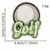 oly-91e611b7751328df3cb11a4d11ff1dc4 Wholesale Trendy Cartoon Golf Embroidery Patch Green Iron-On Clothing Accessory