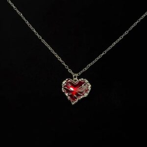 Liquid heart necklace