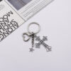 Wholesale Alloy Cross Butterfly Keychain Pendant Y2K Retro Trendy Bag Charm for Women