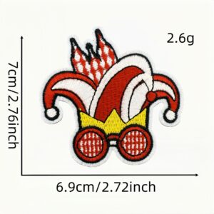 Red carnival cloth sticker 13 #