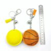 Wholesale Volleyball Rhinestone Tassel Keychain Fashion Accessory Gift Boutique Resale