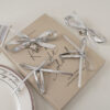 oly-9250960e23d6e82127f6d75237fb79e9 Wholesale Trendy Silver Bow Leather Duckbill Hair Clip Fashion Hair Accessory for Daily Use or Gift