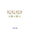 Wholesale 8pcs Sweet Bow Girl 3oz Cup Stickers Wrap OLY Exclusive