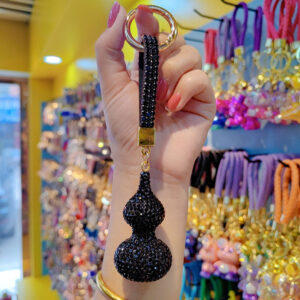 Clay full diamond gourd-black