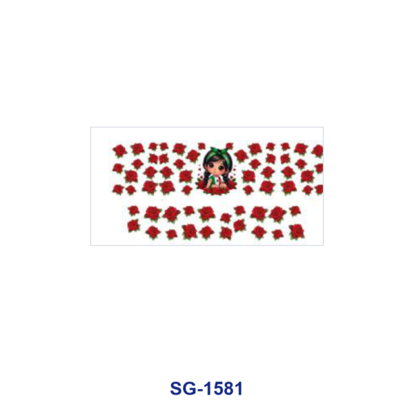 oly-92903b8eb5937596806a52bfffce0470 Wholesale 8pcs Mixed Sweet Fruit Floral Cartoon Print 3oz Cup Stickers Wrap OLY Exclusive