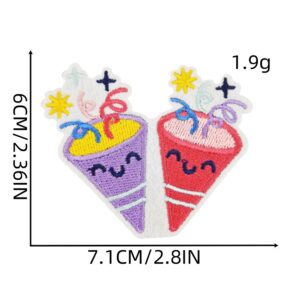 Happy birthday cloth patch 12#