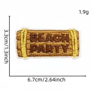 Beach party cloth sticker 26 #