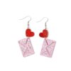 oly-92da14a45d7c93b7e22c6381fbe65af1 Wholesale Stylish Acrylic Heart Envelope 2D Earrings Valentine's Day Fashion Accessory Gift