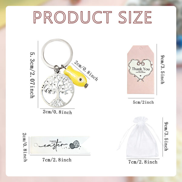 Wholesale Tree of Life Colorful Fish Keychain Trendy Car Key Accessory for Party Gifts