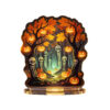 Wholesale Acrylic Halloween Ornaments - Pumpkin Ghost Standup Sign for Desktop Home Decor