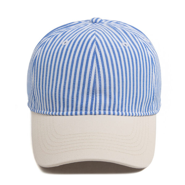 oly-92fa8ec952e005d326eb036af1eaa9d3 Wholesale Striped Baseball Cap Adjustable Summer Sun Hat for Women Men Everyday Fashion Accessory