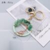oly-93027cb78b06ef32fe91c36ad3e2e2f2 Wholesale Crystal Tree of Life Pendant Keychain Handmade Leather Key Ring Fashion Accessory Boutique Resale Gift