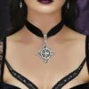 oly-930c7626e8f78ae8eaac243c87aac0b1 Wholesale Velvet Chain Pendant Necklace Silver Cloth Pendant Nordic Style Boutique Resale Jewelry Accessory Gift