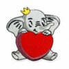 Wholesale Cute Animal Embroidery Patches with Heart Motifs 8 Pack Decorative Iron On Badges for Clothing and Craft Supply