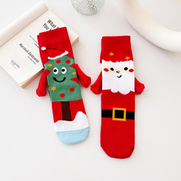 oly-932c4005d507fa9b52daaf3ee1226316 Wholesale Anime Cartoon Christmas Couple Socks Medium Tube Polyester Cotton for Women Gift