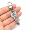 Wholesale Zinc Alloy Silver St. Christopher Key Pendant Car Keychain Accessory