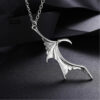oly-936a8dd18067e183b5c9429651cff8a0 Wholesale Evil Heart Bat Wing Pendant Necklace Halloween Punk Dragon Wing Choker Jewelry Accessory