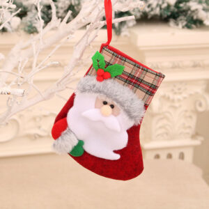 Plaid small socks for the elderly [18*14*1cm 18g]