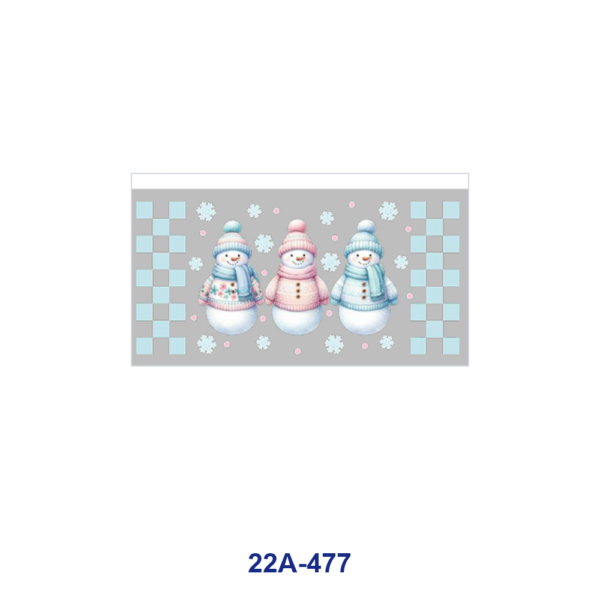 oly-937db467e7bfd5d8688bc7a8fe5488de Wholesale 5pcs Winter Christmas Snowman Multi Style Mixed Decor Prints 16oz Cup UV DTF Wraps