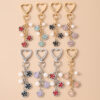 Wholesale Pearl and Rhinestone Keychain Bag Charm Fashion Accessory for Gift Boutique Resale
