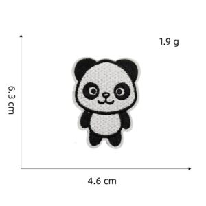 Black and white series cloth stickers 10#