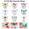 oly-938f7cf2d828173c2f2889c2a73b9194 Wholesale 2/4/8pcs Fantasy Fairy Mushroom Cottage Print Mini Cup Keychain Sticker