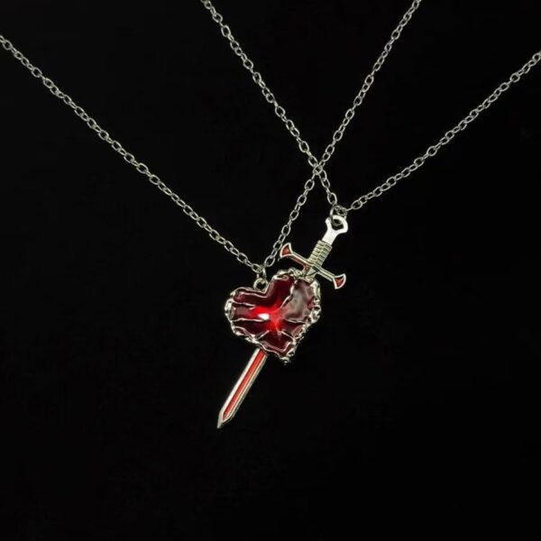 oly-93a48d1037314d2a37d2f081d1ebcab5 Wholesale Zinc Alloy Heart Pendant Necklace for Couples Fashion Jewelry Accessory for Everyday Wear