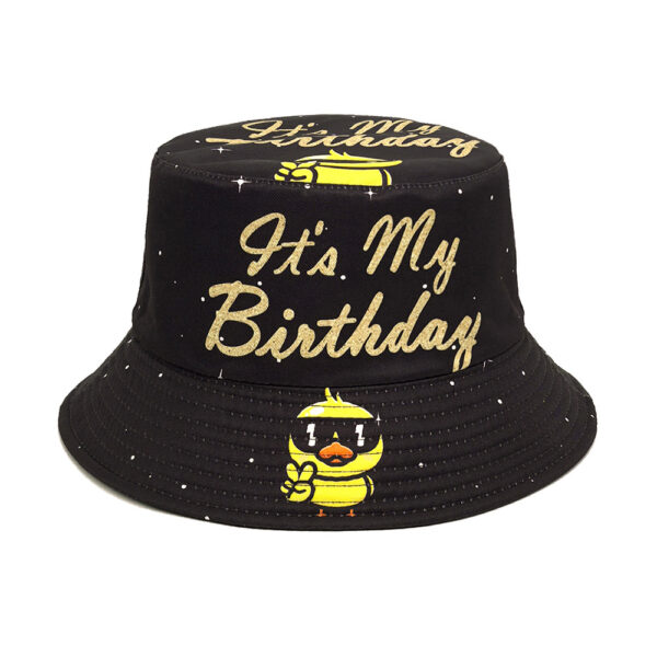 oly-93ae98055d7c895cff1e6d85ae0b3b0d Wholesale Stylish Little Yellow Duck Printed Fisherman Hat Sunscreen Cap for Men Women Everyday Fashion Accessory