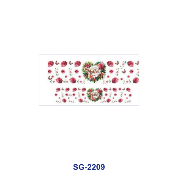 Wholesale 8pcs Mixed Mother's Day Mom Rose Butterfly Print 3oz Cup Stickers Wrap