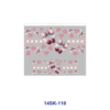 oly-93d11cbf8ba06218d04b14db65d84692 Wholesale 2/4/8pcs Cherry Bow Heart Mini Cup Keychain Sticker