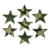 Wholesale Polyester Camouflage Five-Pointed Star Bow Embroidered Patch for DIY Craft Supply