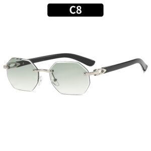 C8-Silver Frame Double Green Film