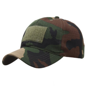 Dark green camouflage / Adult average size (58cm adjustable)