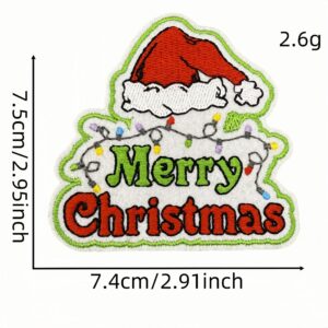 Green christmas cloth sticker 5 #