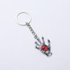 Wholesale Silver Evil Eye Claw Keychain Pendant Stylish Car Key Accessory for Men