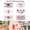 oly-94716ce80a993321b8043cd3a41930e0 Wholesale 5pcs Mama Text Bow Leopard Checkerboard Pink Ribbon Cute Cartoon Figure Christmas Snowman Mixed Print 16oz Cup UV DTF Wraps