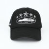 oly-9471c7179b55c182fd42cc01b1891c88 Wholesale Trendy Unisex Embroidered Star Baseball Cap for Sun Protection Black One Size Gift Resale