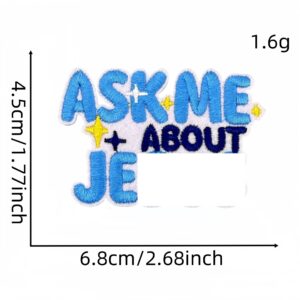 Cartoon english cloth sticker 16#
