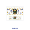 oly-947f1813d5987a446c3f5b5fd10f5872 Wholesale 2/4/8pcs Fantasy Fairy Mushroom Cottage Print Mini Cup Keychain Sticker